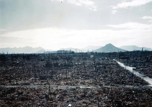 Hiroshima reduced to ashes