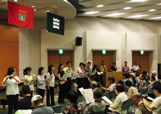 Chorus of Russian folk song Troika