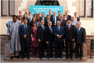 Mayors and delegates participated in the 8th Executive Conference