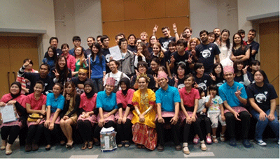 International students participated in the festival