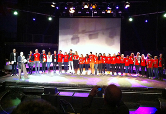 Young campeigners from all over the world