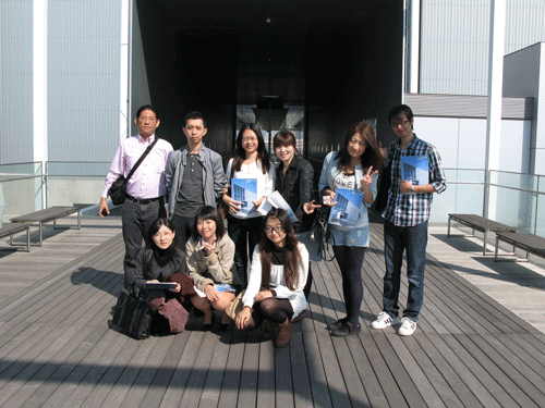 Participants looking satisfied with the informative tour