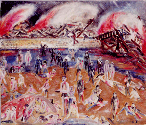 A-bomb Drawings by Survivors by Kichinosuke TAMADA