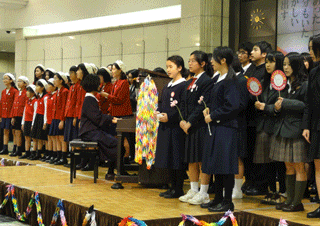 Chorus of 'Flowers will bloom'