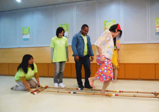 Bamboo dance