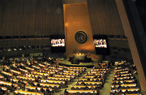 2015 NPT Review Conference at UN General Assembly hall
