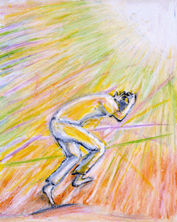 A-bomb Drawings by Survivors 'A strange flash of light' by Mr. Ryuji Ishigai