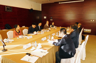 Discussion with Chief Secretary An Yuejun and others from CPAPD