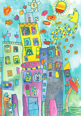 The second prize: Mr. Ojen Memarpour in Tehran, Iran (11 years old)