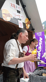 Selling German sausages