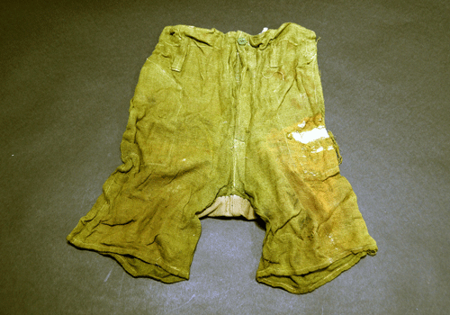 School pants of an eight-year old boy