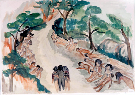 A-bomb Drawings by Survivors