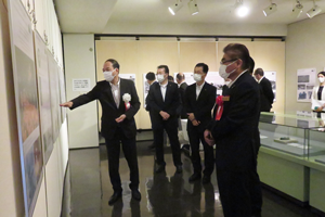 A-bomb exhibition in Hanno city