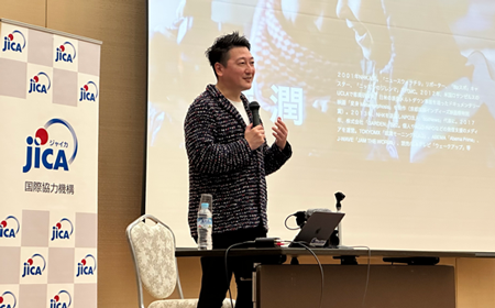 Mr. Jun Hori speaking