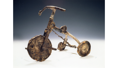 A tricycle donated by Nobuo Tetsutani