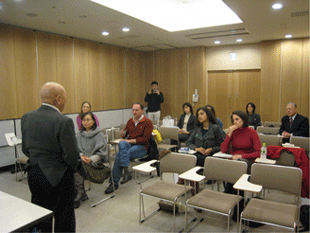 松島圭次郎氏の被爆体験証言を聴講