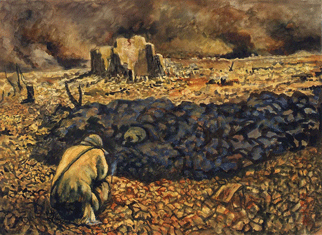 「市民が描いた原爆の絵」河野寛治さん作