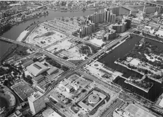 再開発事業が終了した基町／1978年（昭和53年）9月26日／所蔵 中国新聞社