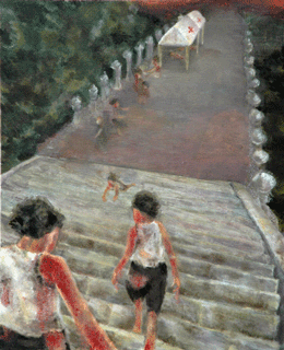 「東照宮にて」