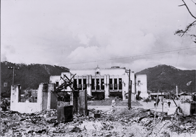 広島駅（1945年10月頃／撮影　川本俊雄／提供　川本祥雄）