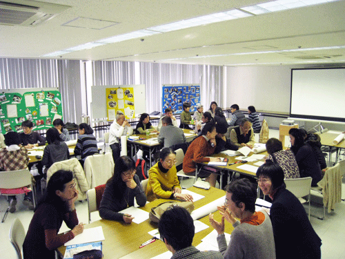 研修会でのワークショップの様子