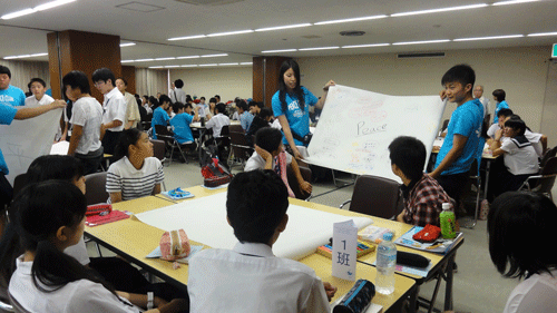 グループワークでファシリテータ役を務めました