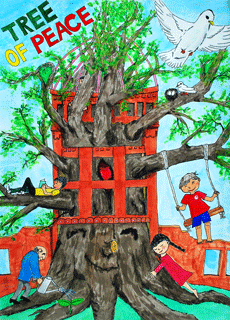 大賞（小学校の部） 広島市立観音小学校６年生 藤本海さん