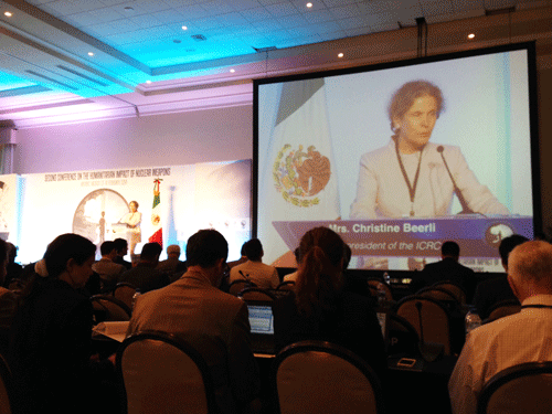 クリスティーン・ビヤーリ ICRC副総裁による開会の辞（於：メキシコ会議）