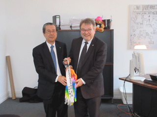 ドイツ・ハノーバー副市長へのリーダー都市就任要請