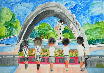 大賞（小学校の部） 広島市立高南小学校 6六年生 髙槻六花さん