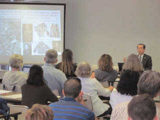 小溝理事長が本財団と平和首長会議の役割について講演