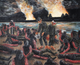 「被爆して避難した河原での出来事」（栩田優希、國分良德）