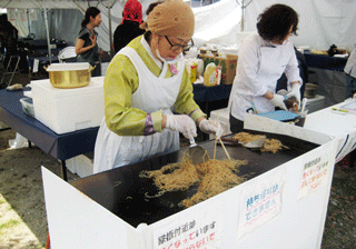 大邱料理人の調理の様子