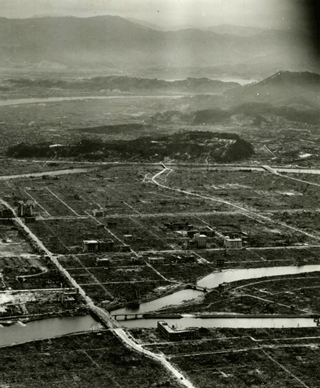 中島方面から東を望む　1945年（昭和20年）10月頃