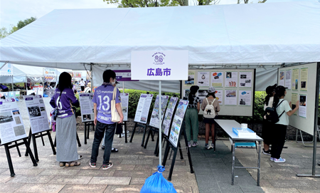 パネル展示、ポスター展示の様子