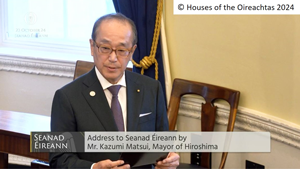 松井会長によるスピーチ