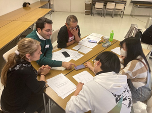 避難所巡回訓練の様子