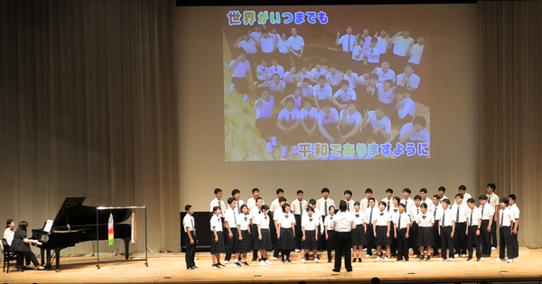 広島特別支援学校高等部普通科職業コースの合唱